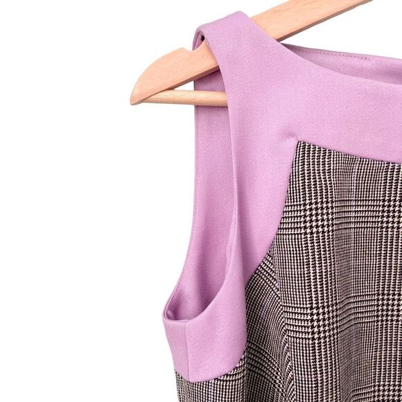 Dara Lamb Haute De Gamme Shift Dress Made in USA 100% Silk Size See Measurements - Picture 4 of 7